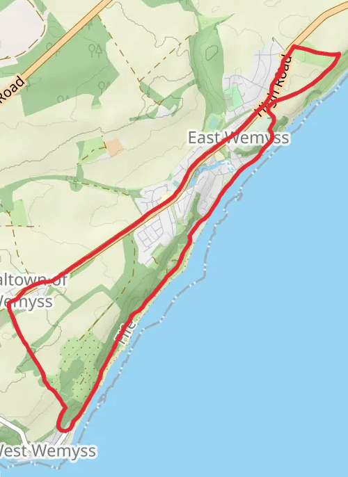 Fife Walking mobile static map