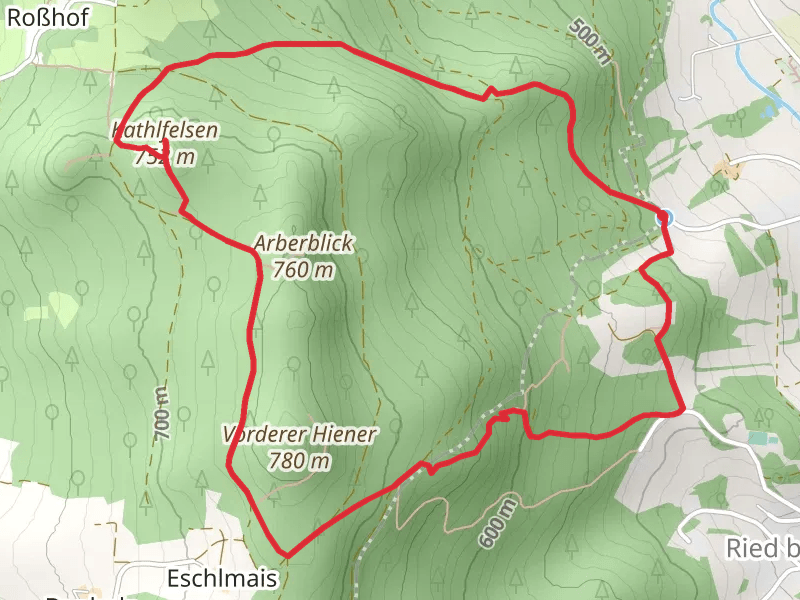 Kathlfelsen Loop from Gleißenberg