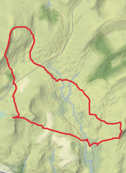 Yorkshire three peaks  mobile static map