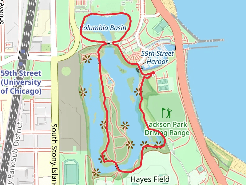 Columbia Basin and Jackson Park Lagoon Loop