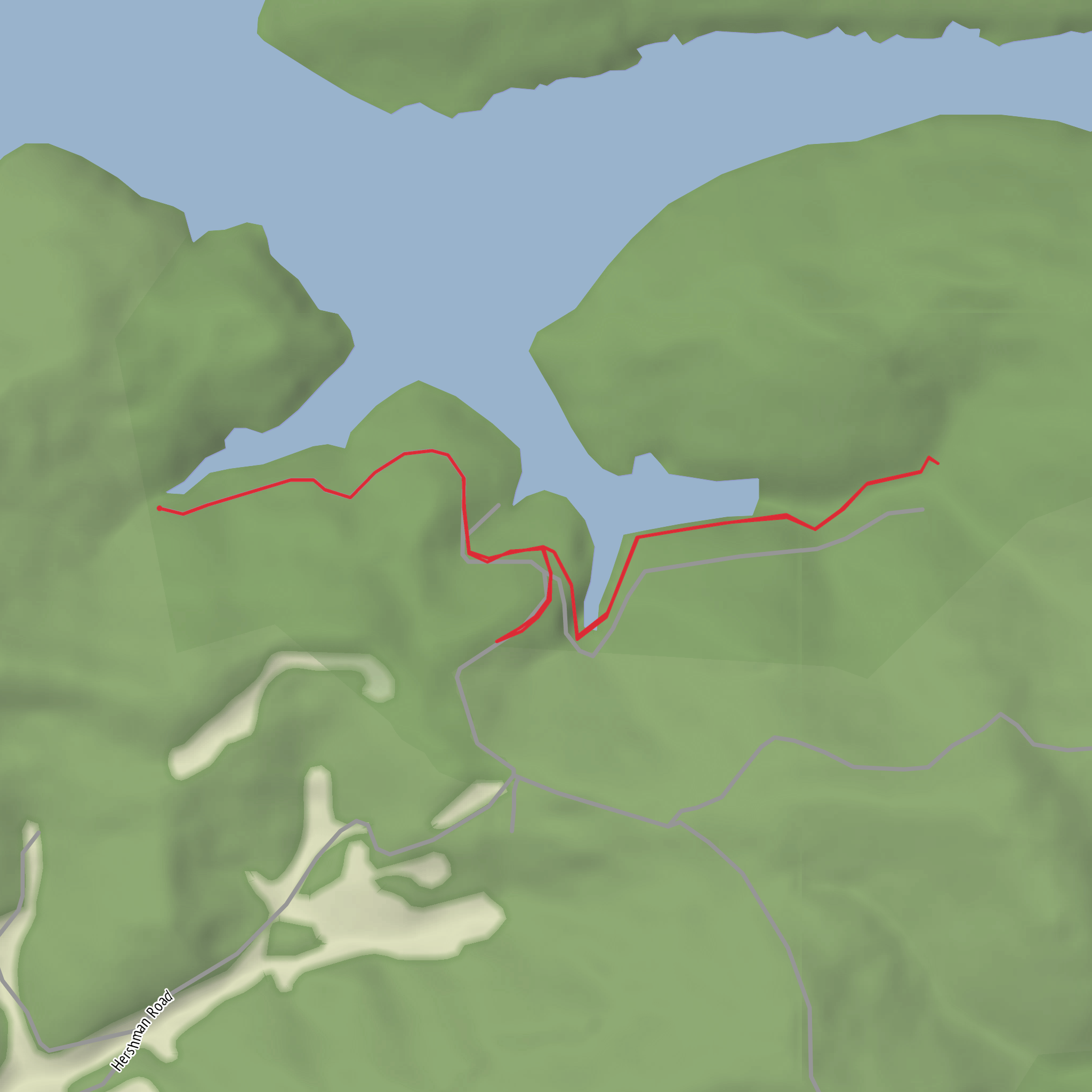 Hershman Trail mobile static map