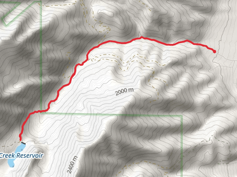 Pine Creek and Pine Creek Reservoir