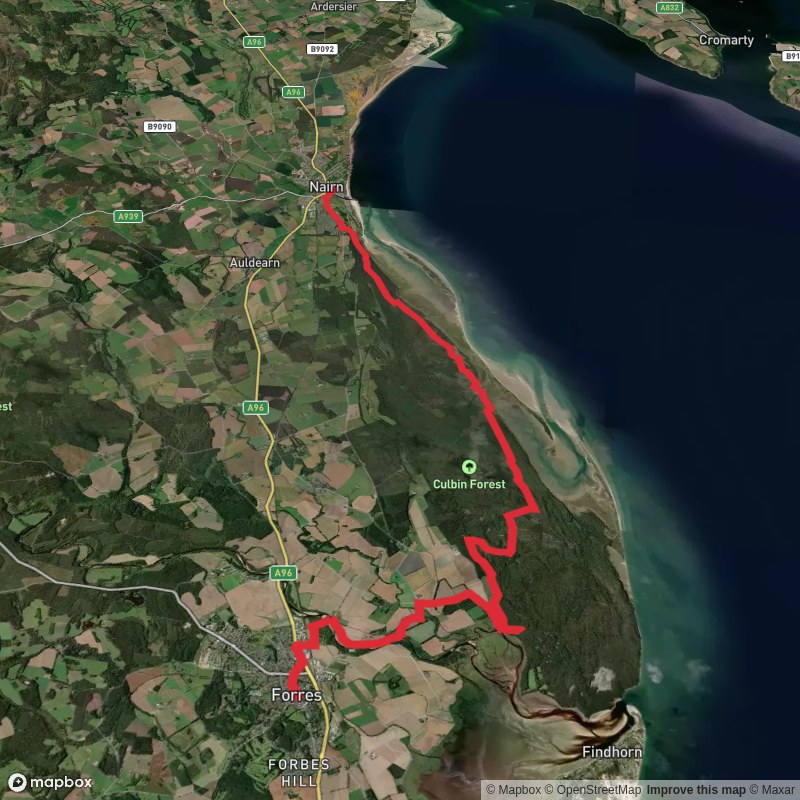 Hike from Forres to Nairn