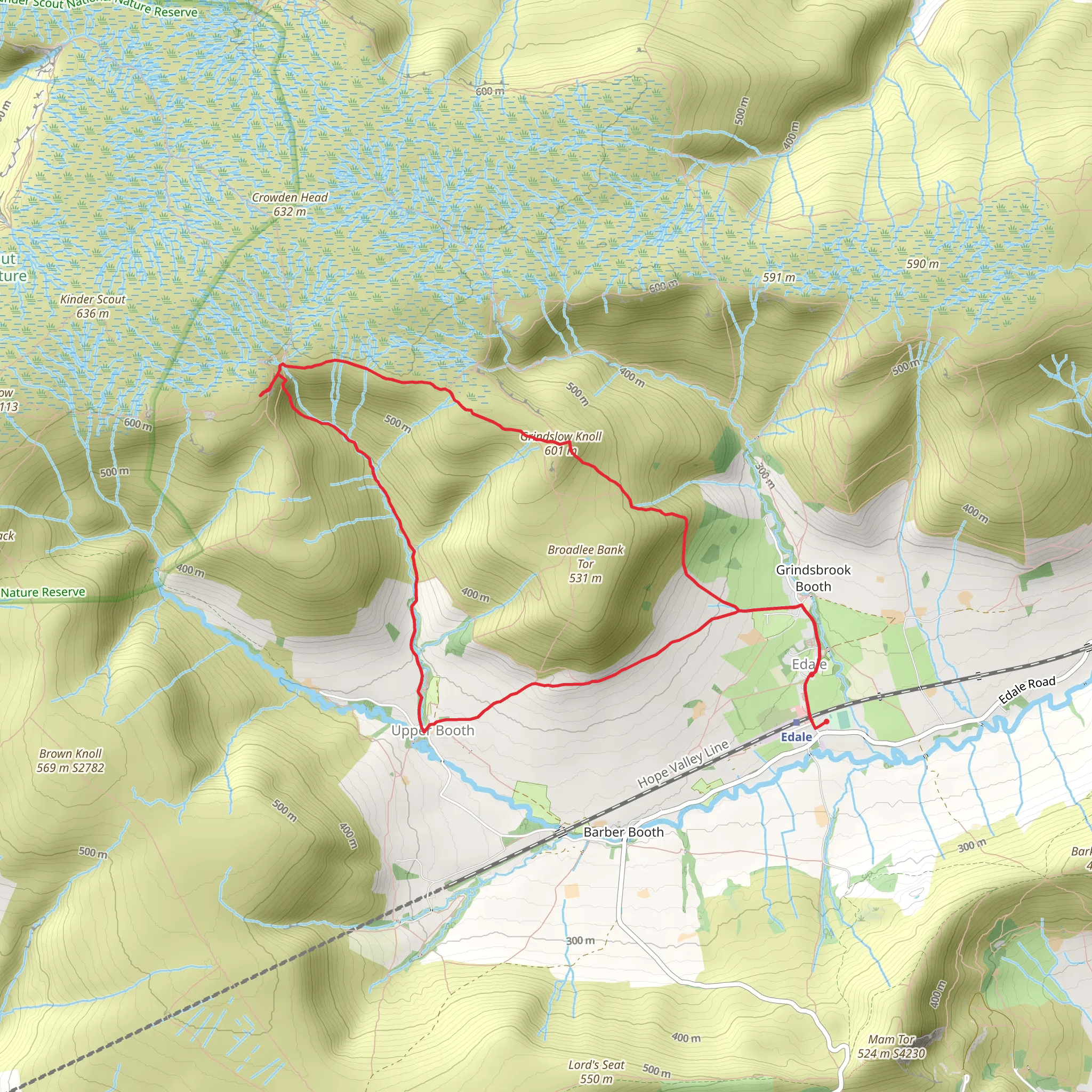 Hike from Edale v2.0 mobile static map