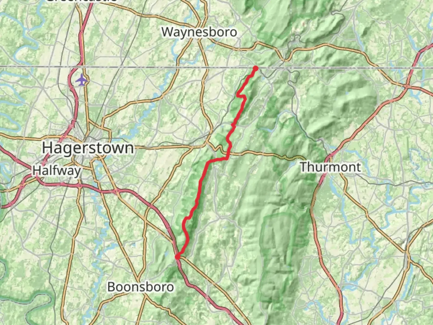 An image depicting the trail Appalachian Trail from Wolfville Crossing and its surrounding area.