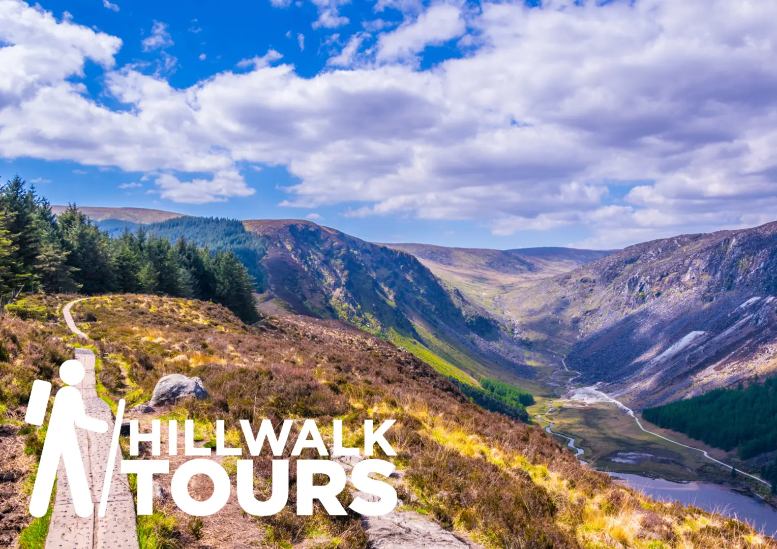 An image depicting the trail Wicklow Way 8-Day Moderate Tour (Hillwalk Tours) and its surrounding area.