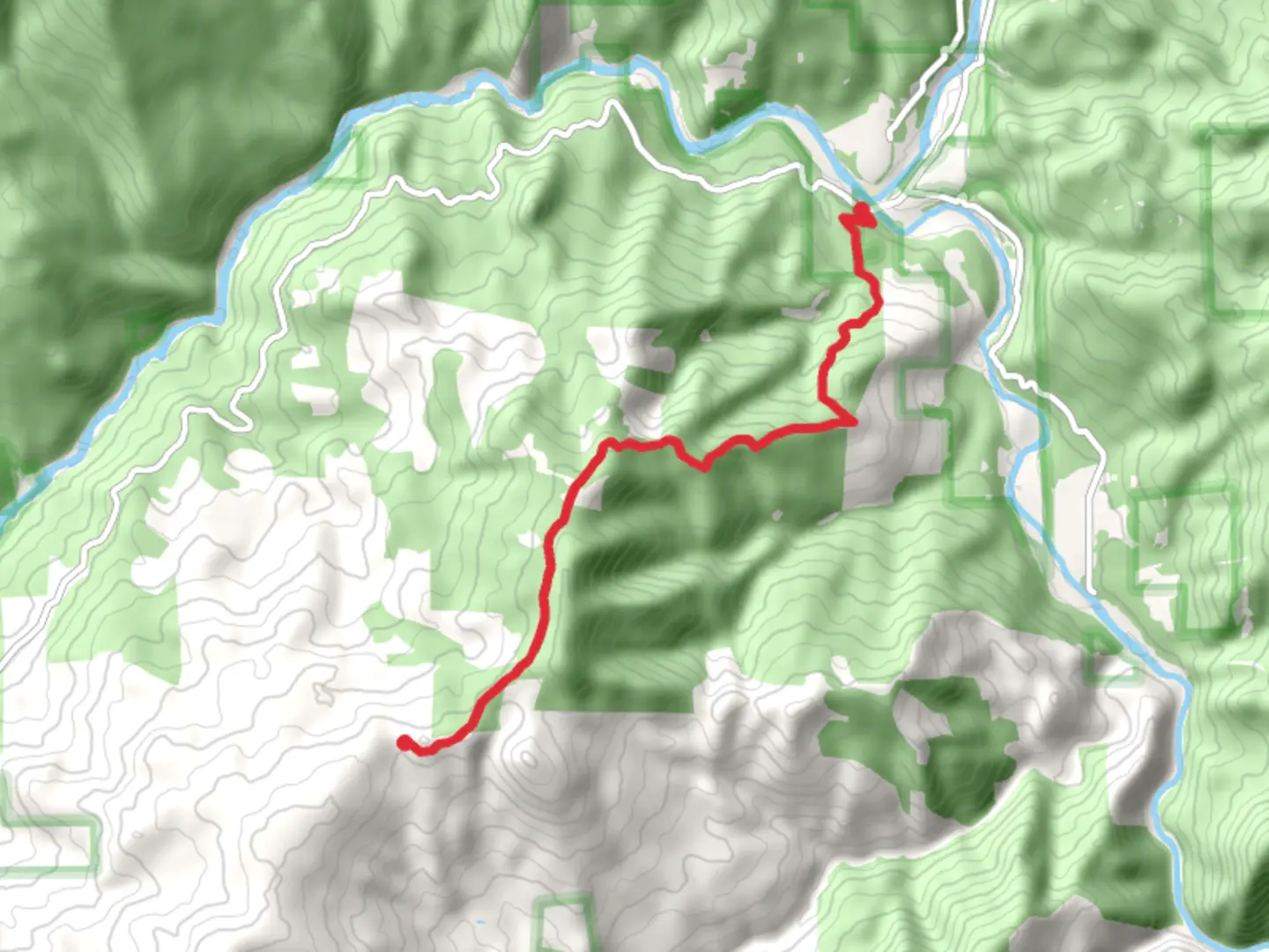 An image depicting the trail Pine Grove Trail and its surrounding area.