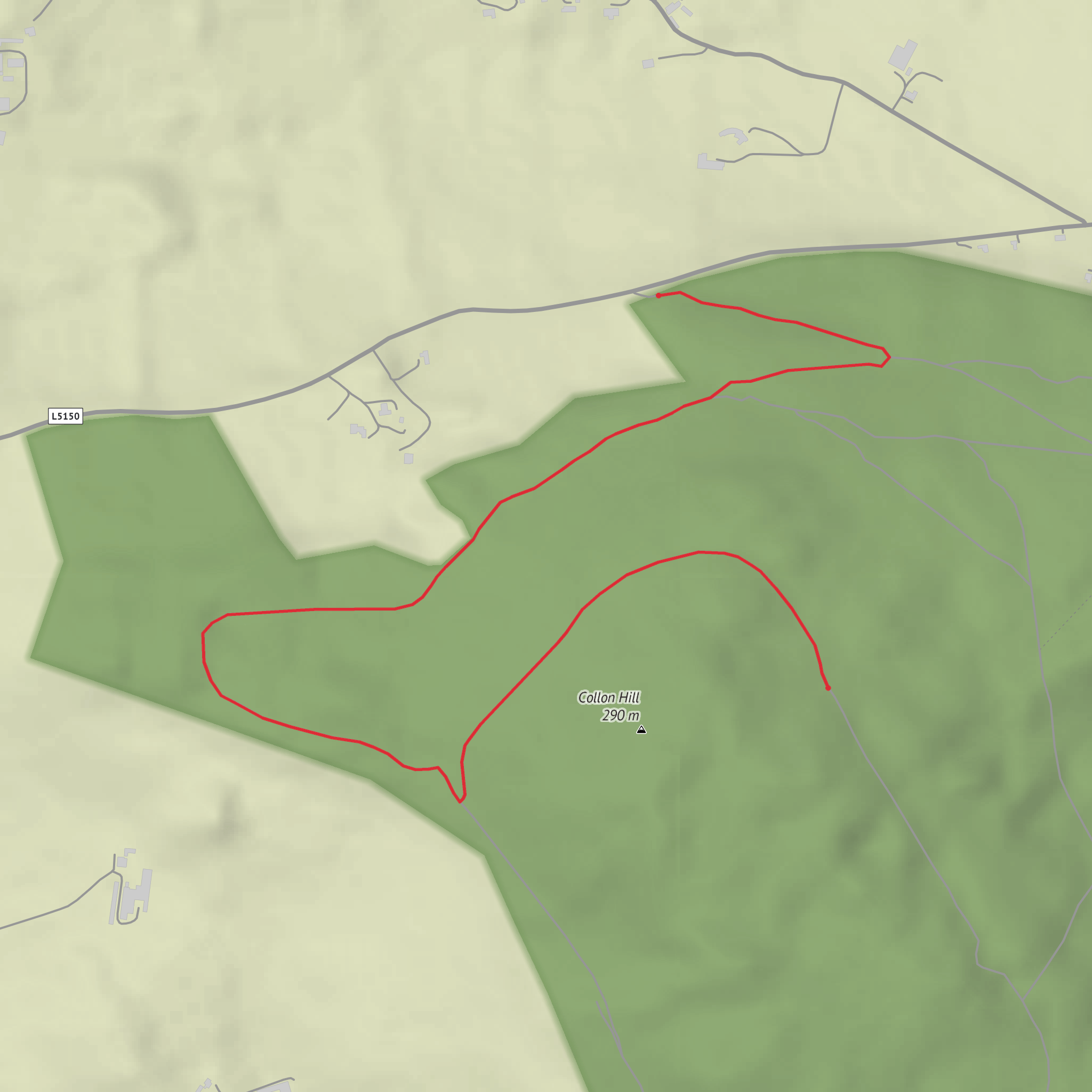 Cullen - Cotton Hill near Brittas mobile static map