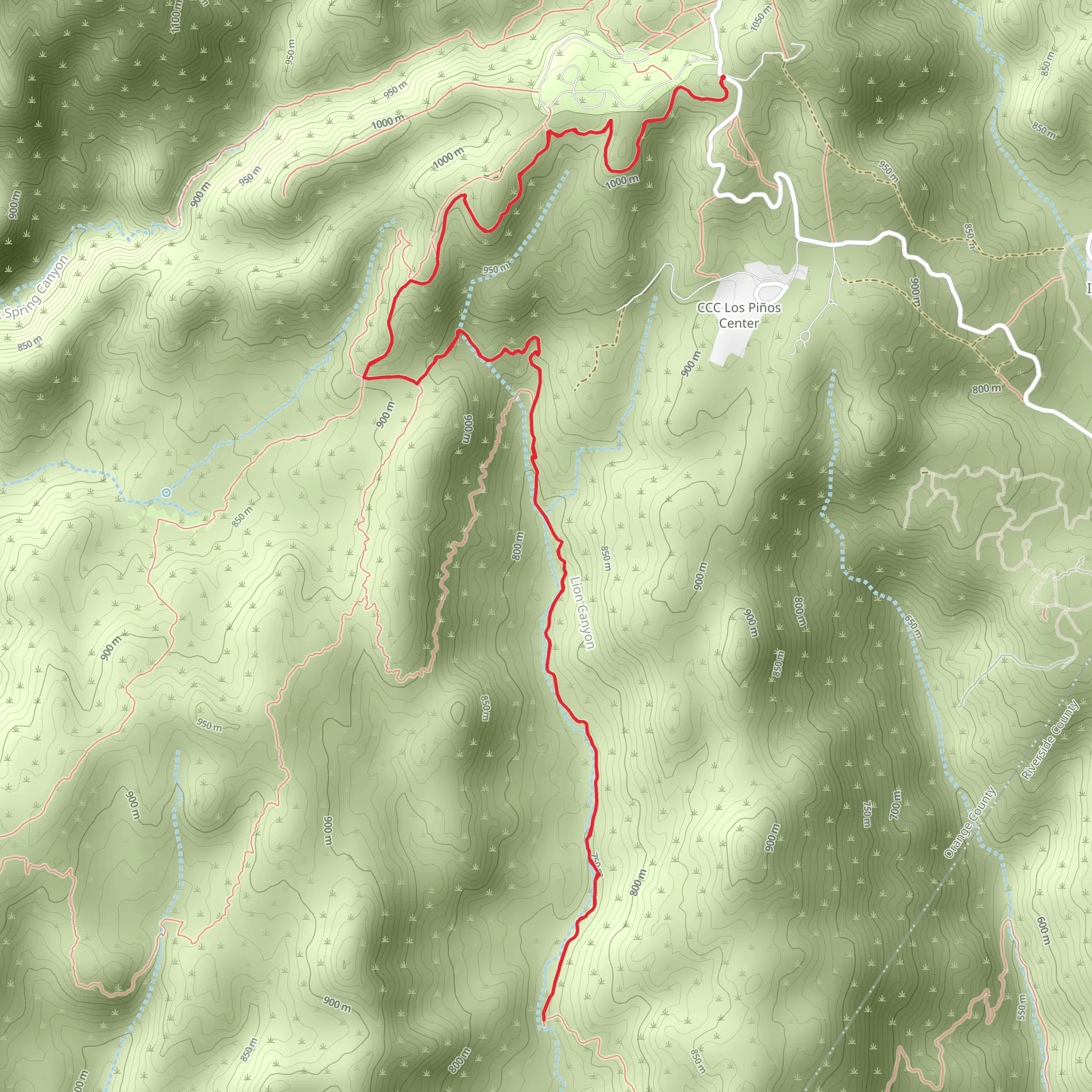 Chiquito and San Juan Trail mobile static map