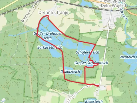 Schaefereiteich and Großer Drehnaer Teich Loop