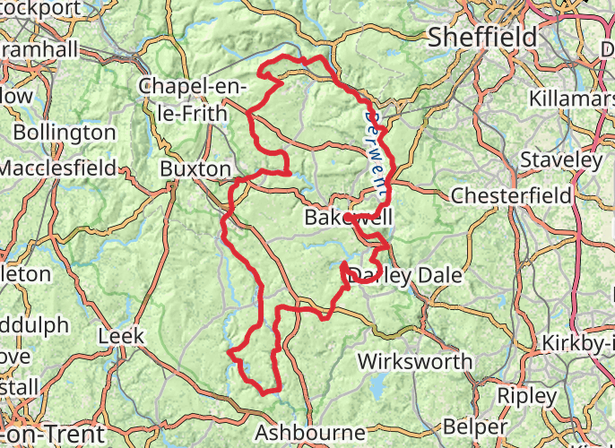 White peak way mobile static map