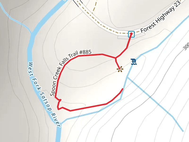 Spoon Creek Falls Trail