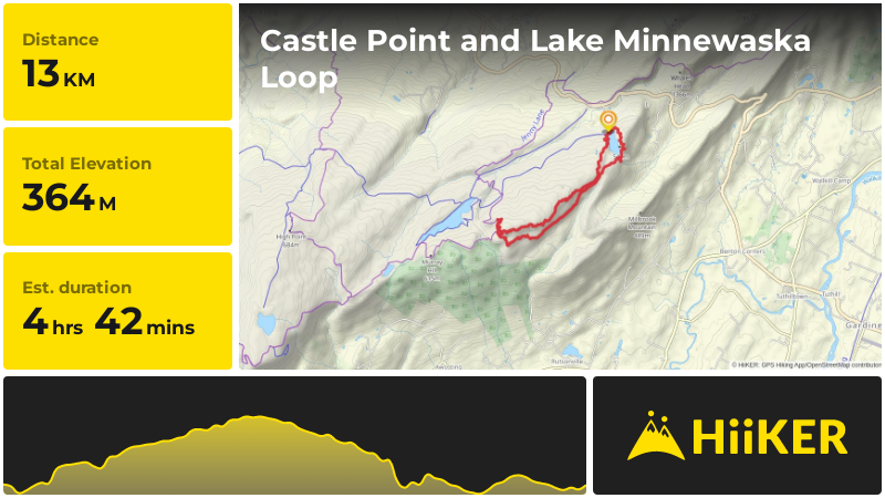 Castle Point and Lake Minnewaska Loop | Ulster County | New York
