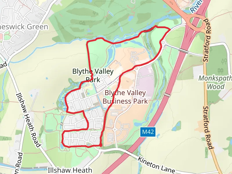 Blythe Valley Park Loop