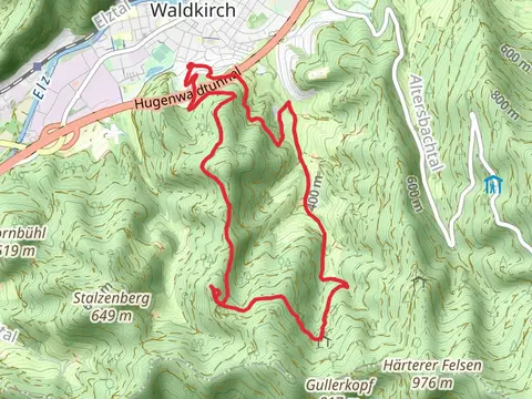 Hugenwaldweg and Schwarzenber
