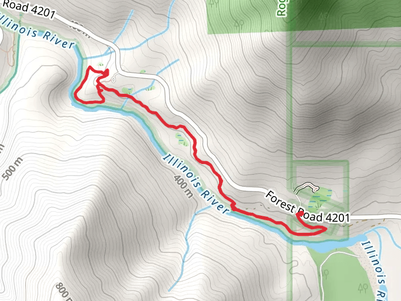 Little Falls via Jeffrey Pine Loop Trail