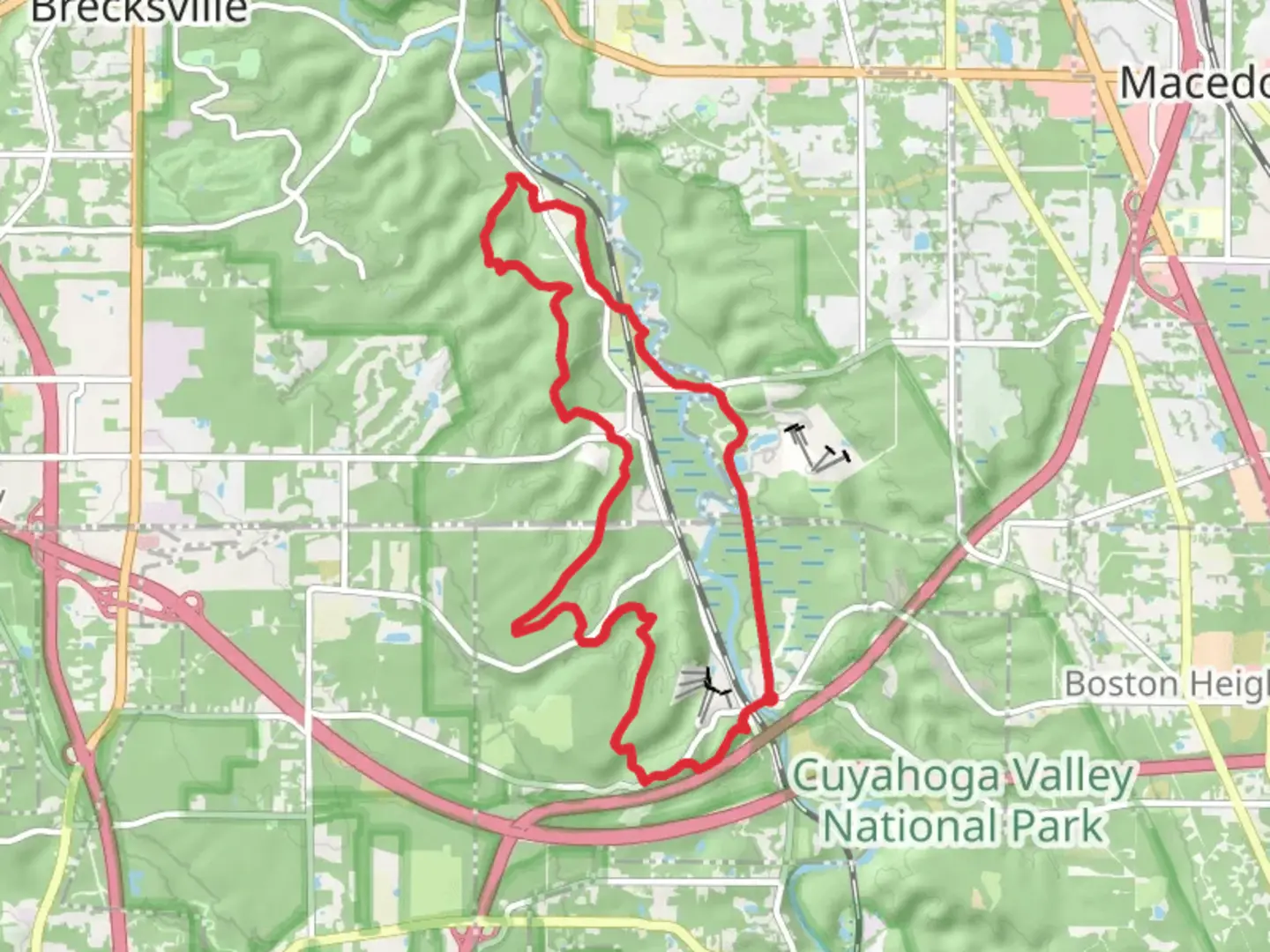 An image depicting the trail Buckeye and Valley Loop Trail - Long and its surrounding area.