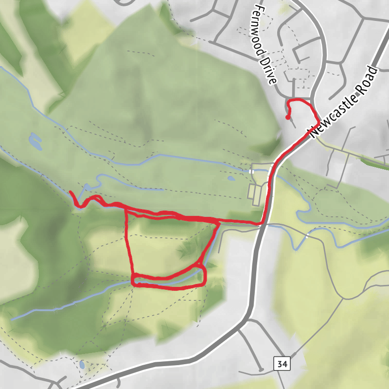 A map preview of the recording Staffordshire Moorlands - Threshold.