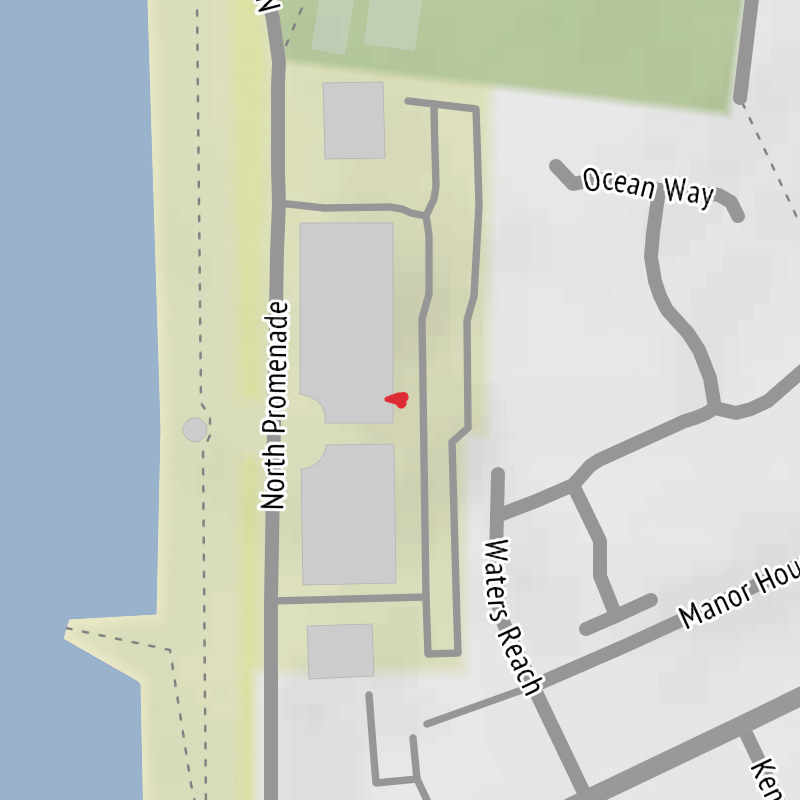 A map preview of the recording Hike from Cleveleys.