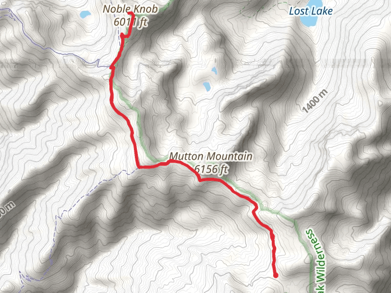 Noble Knob Peak Trail