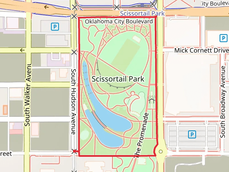 Scissortail Park Loop