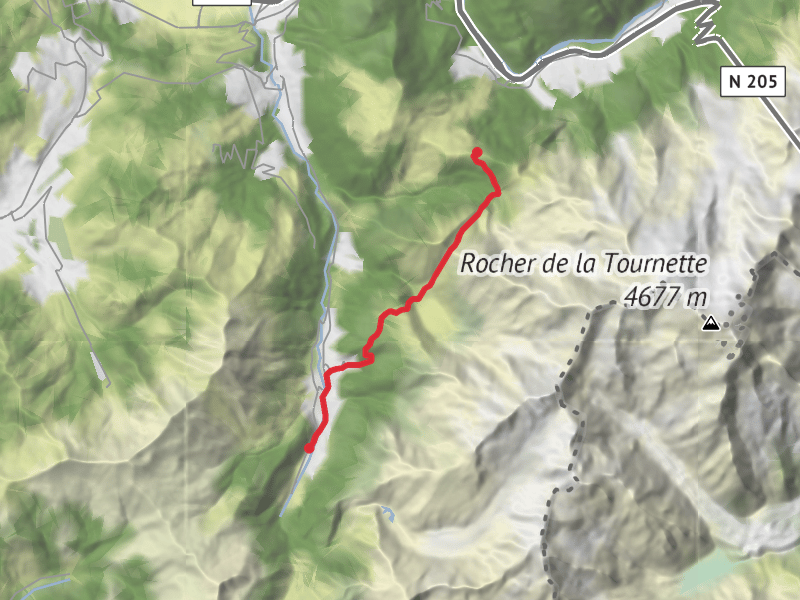 TMB Day 1 Les Houches - Les Contamines thumbnail