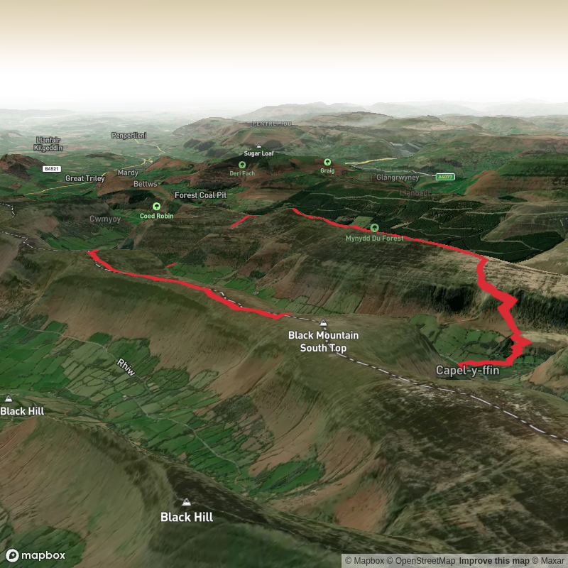 Llanthony Priory, Offa’s Dyke and Bal Mawr (43)