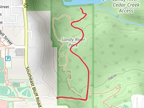 Sandy River Trail Out and Back