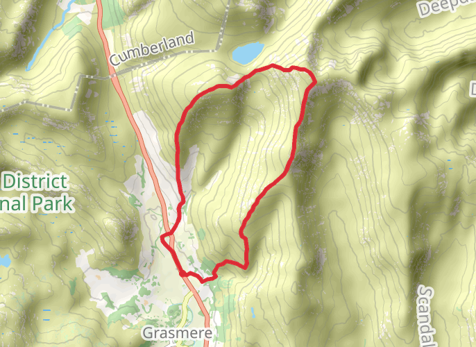 Stone Arthur Seat Sandal mobile static map