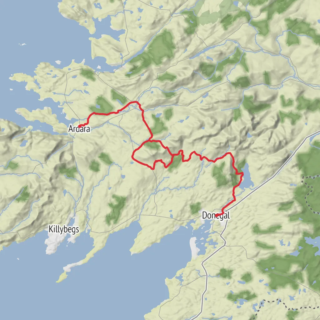 Bluestack Way mobile static map