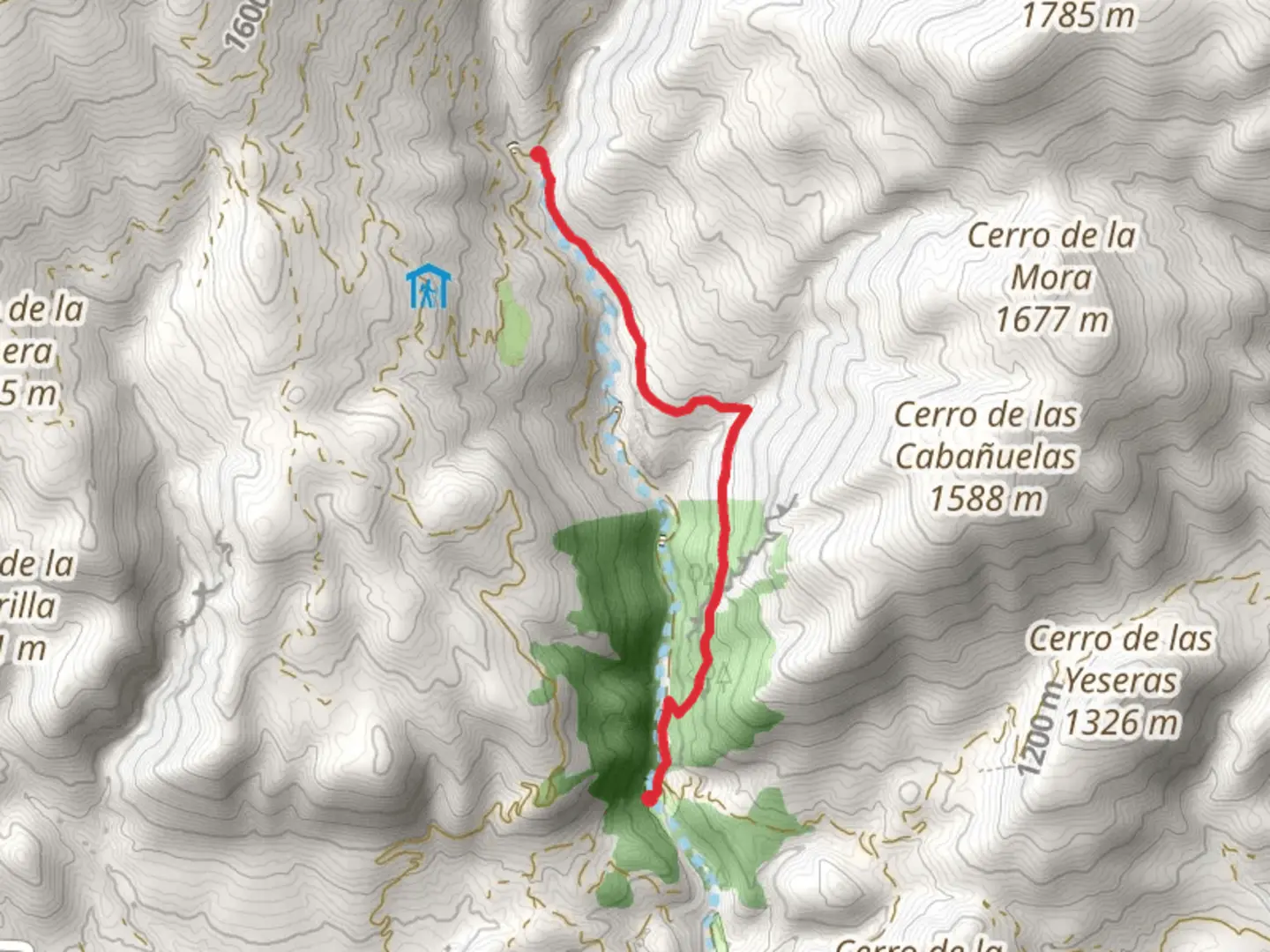 An image depicting the trail Hydroelectric Trail and its surrounding area.