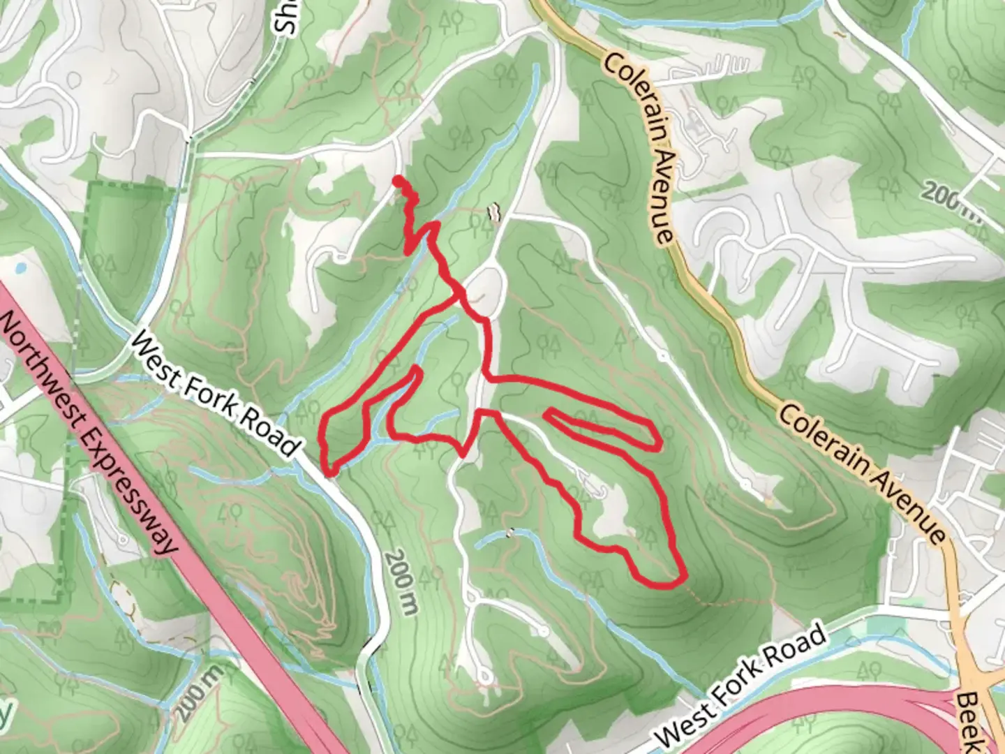 An image depicting the trail Beechwood and Ponderosa Loop Trail and its surrounding area.