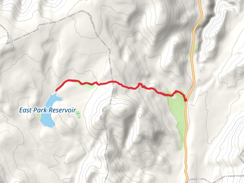 East Park Reservoir via Uinta Highline Trail