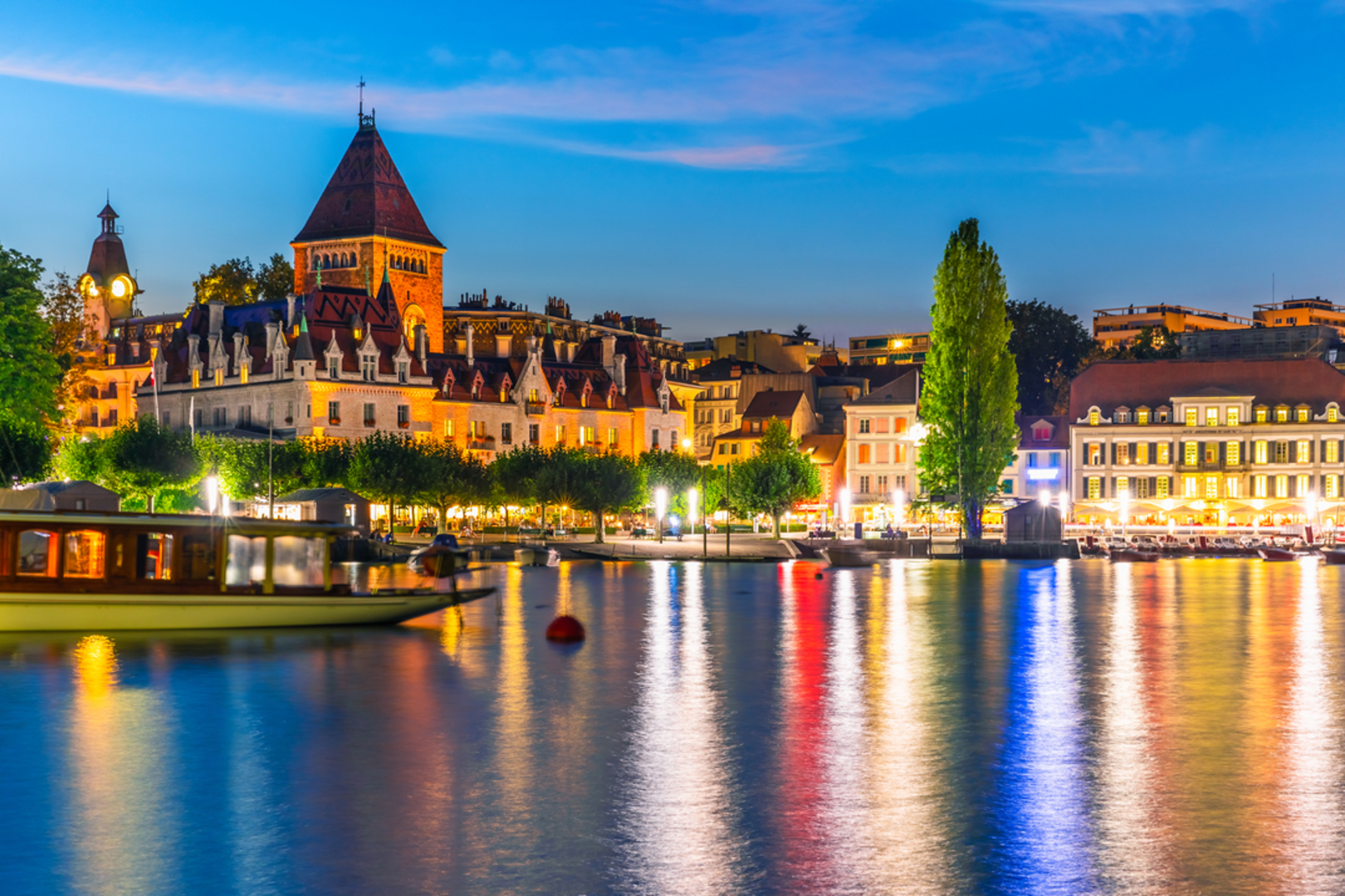 An image depicting the trail Sentier nature Grand Lausanne and its surrounding area.