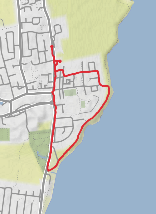 South Tyneside Walking mobile static map