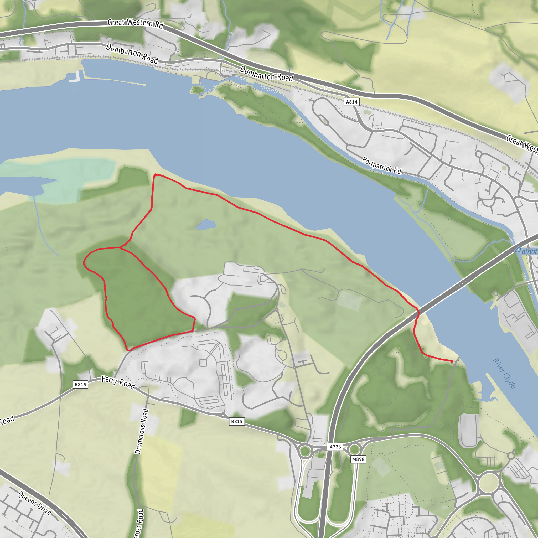 Clyde, Erskine Park and Big Wood mobile static map