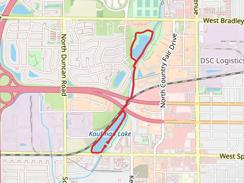 Kaufman Lake and Heritage Park Loop