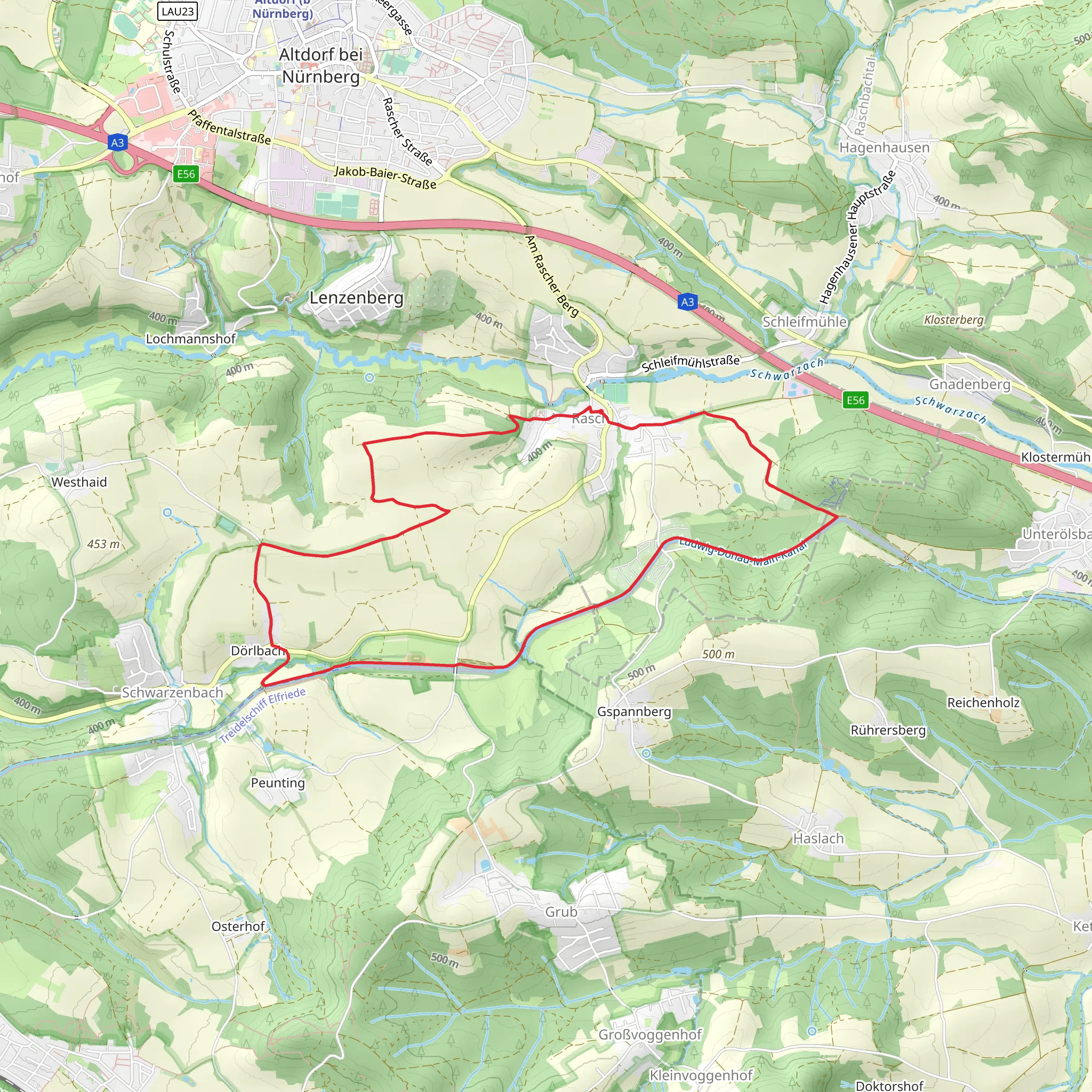 Rasch to Dorlbach Loop | Nürnberger Land | Germany