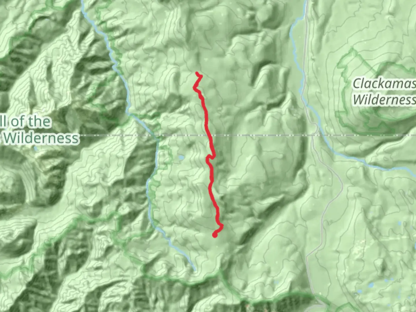 An image depicting the trail Graham Pass via Rhododendron Ridge Trail and its surrounding area.