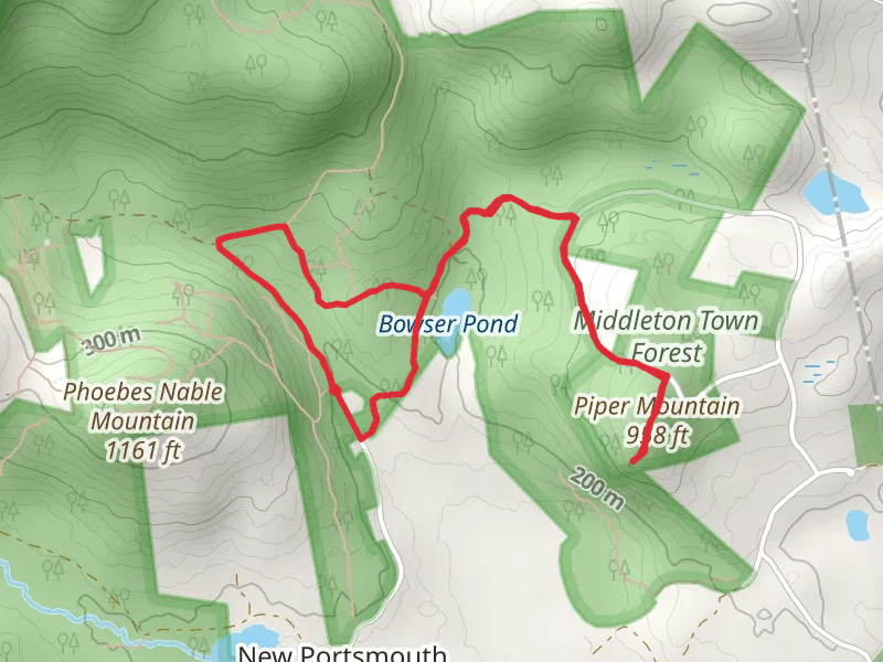Piper Mountain and Bowser Pond Trail