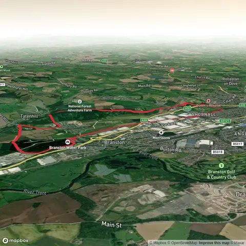 Branston Hill and Canal walk