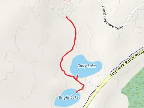 Glory Lake and Bright Lake