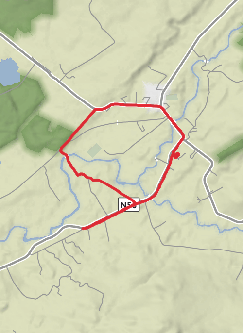 County Donegal Running mobile static map