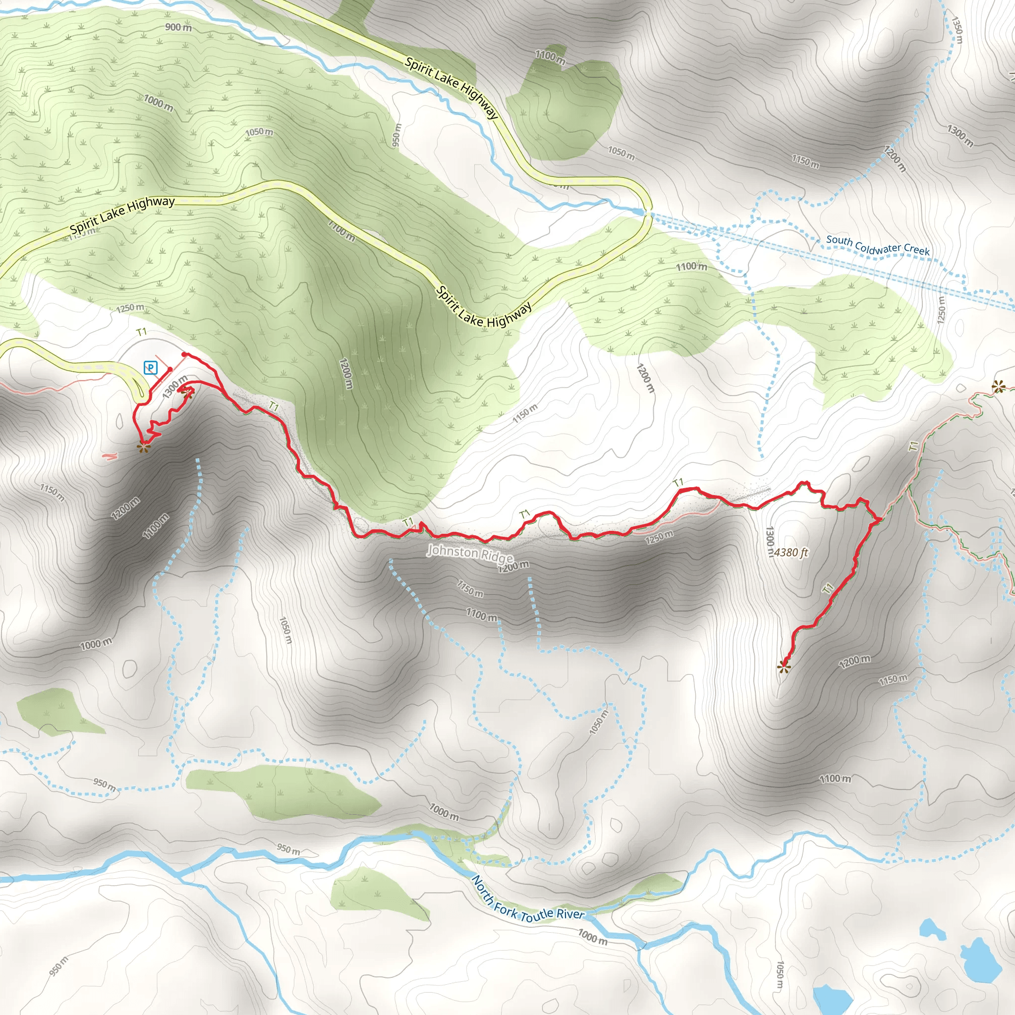 Boundary, Devil's Elbow, Johnston Ridge and Eruption Trail | Skamania