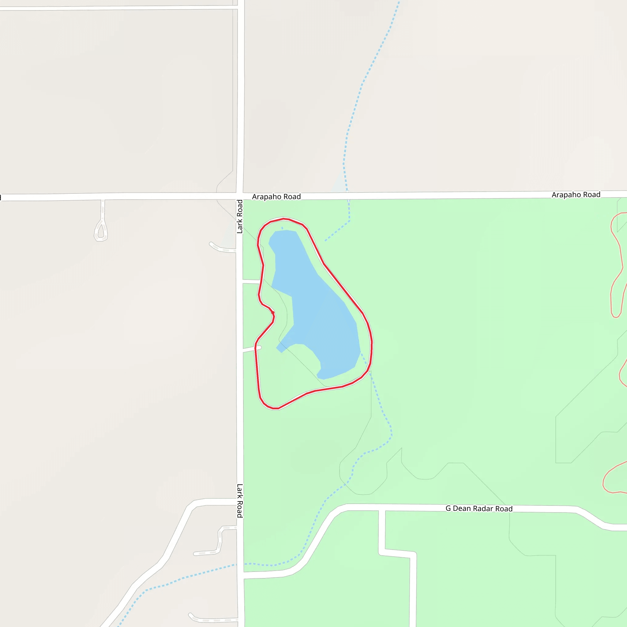 Lark Road Loop mobile static map