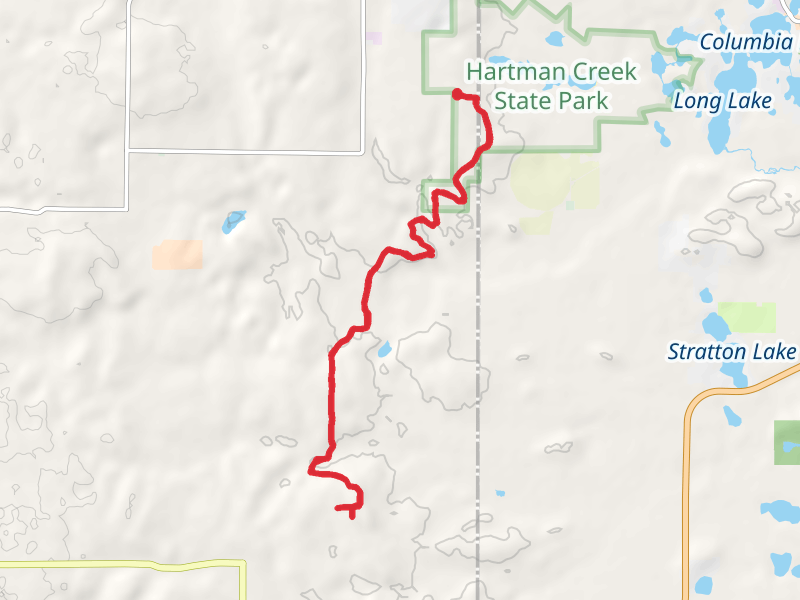 Ice Age Trail from 6th Avenue