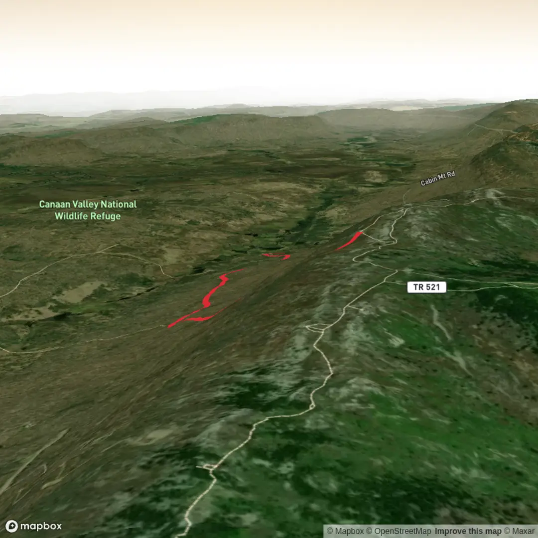 An image depicting the trail Cabin Mountain Trail and its surrounding area.