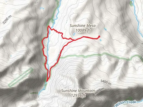 Wilson Mesa Trail and Morning Star Loop Trail