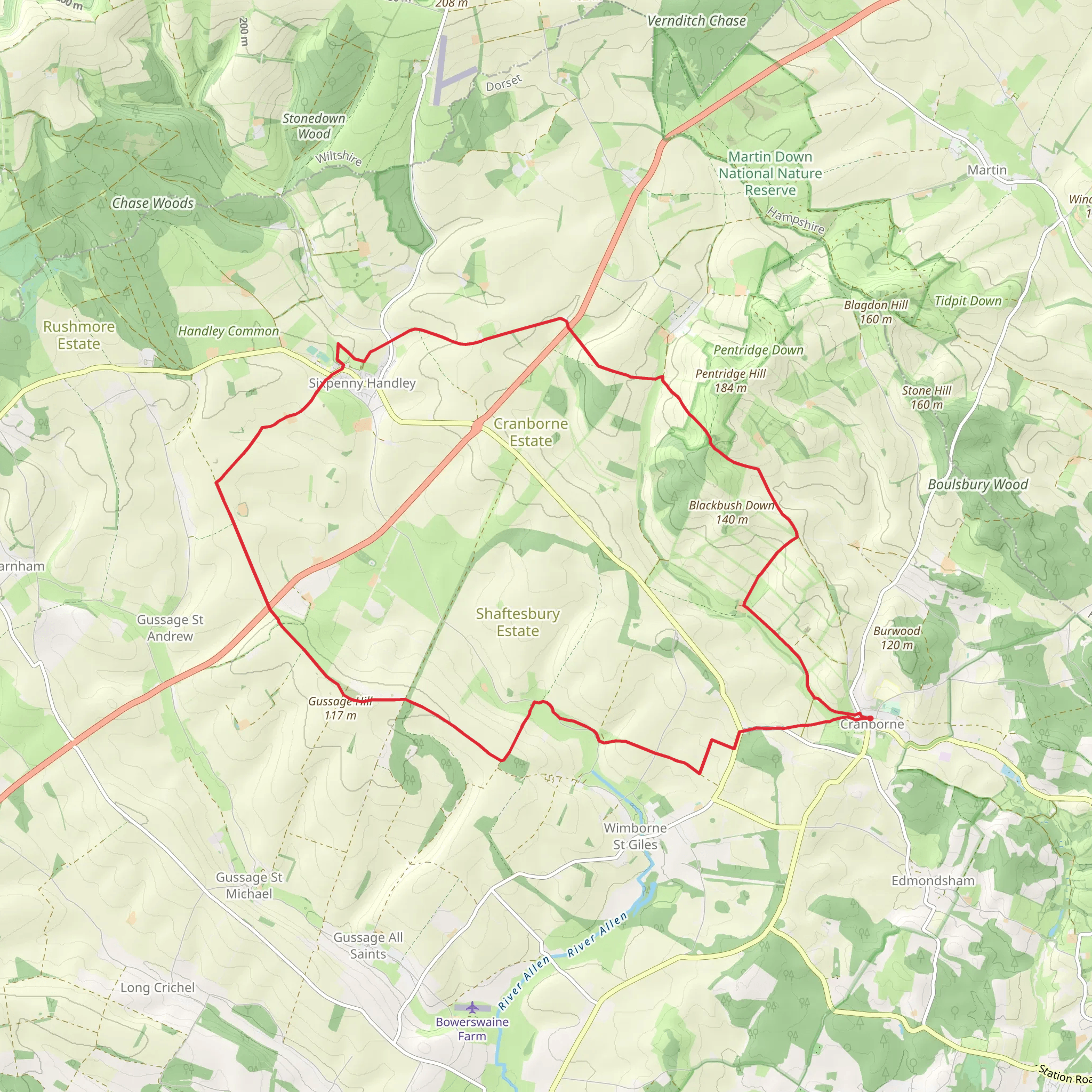 Cranborne and Sixpenny Handley Loop | Dorset | England