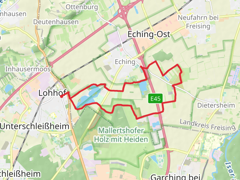 Hollerner See and Garchinger Heide Loop